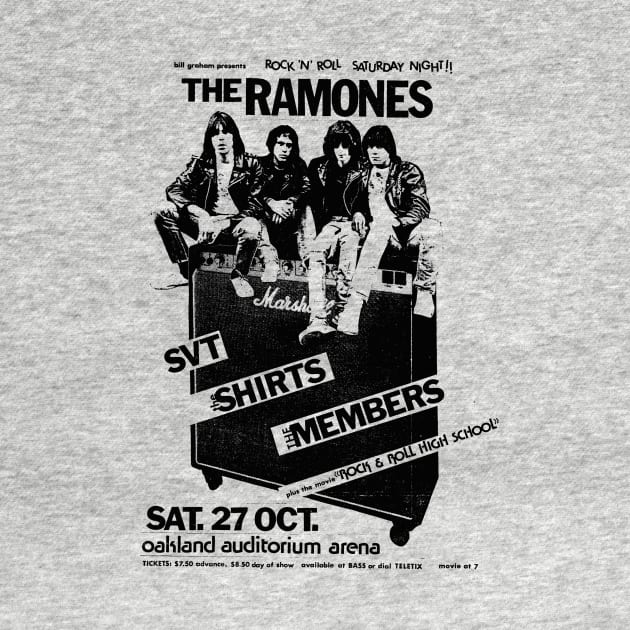 The Ramones Punk Flyer by Punk Flyer Archive